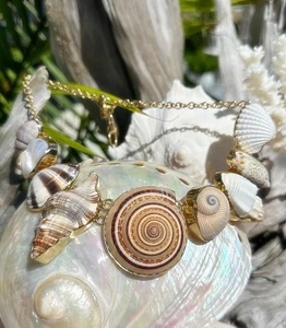 New CHARLES ALBERT Alchemia Multi-Shell Necklace NWT (Retail $296.99) - Picture 1 of 3