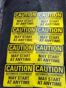 LYLE U4-1067-RD_7X5 Caution Sign,5inx7in,Reflective Sheeting 35JH53 - Picture 1 of 9