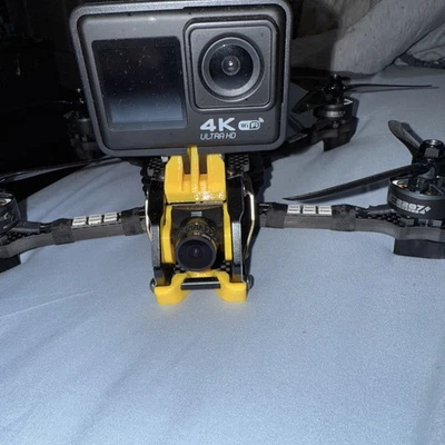 5 Inch 6s  Mario  dead cat advanced Freestyle FPV Drone analog used   - Image 1 of 4