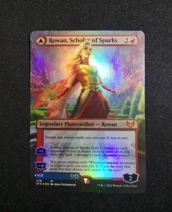 Rowan, Scholar of Sparks // Will - Borderless FOIL - Strixhaven (Magic/MTG) - Bild 1 von 2