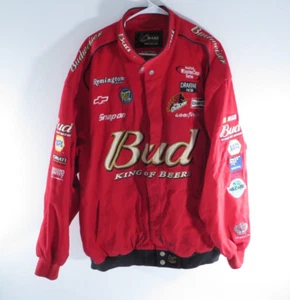 Nascar Chase Authentics Dale Earnhardt JR Bud King Of Beers Racing Jacket XXL - Picture 1 of 24