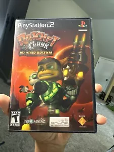 Ratchet & Clank: Up Your Arsenal PlayStation 2 PS2 Black Label CIB - Picture 1 of 2