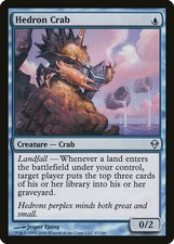 Hedron Crab - Foil Zendikar MP MTG