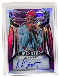 2023 Leaf Pop Century Lil Yachty 5/7 Pink Auto Autograph Card Rapper