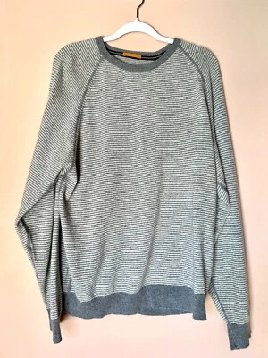 Vintage Barney’s NY Men’s Cashmere Sweater SIZE XL Gray Made in Italy - Image 1 of 4