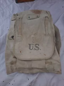 WWI US M1910 HAVERSACK KHAKI PACK Canvas Products Company 7/18 - Picture 1 of 8