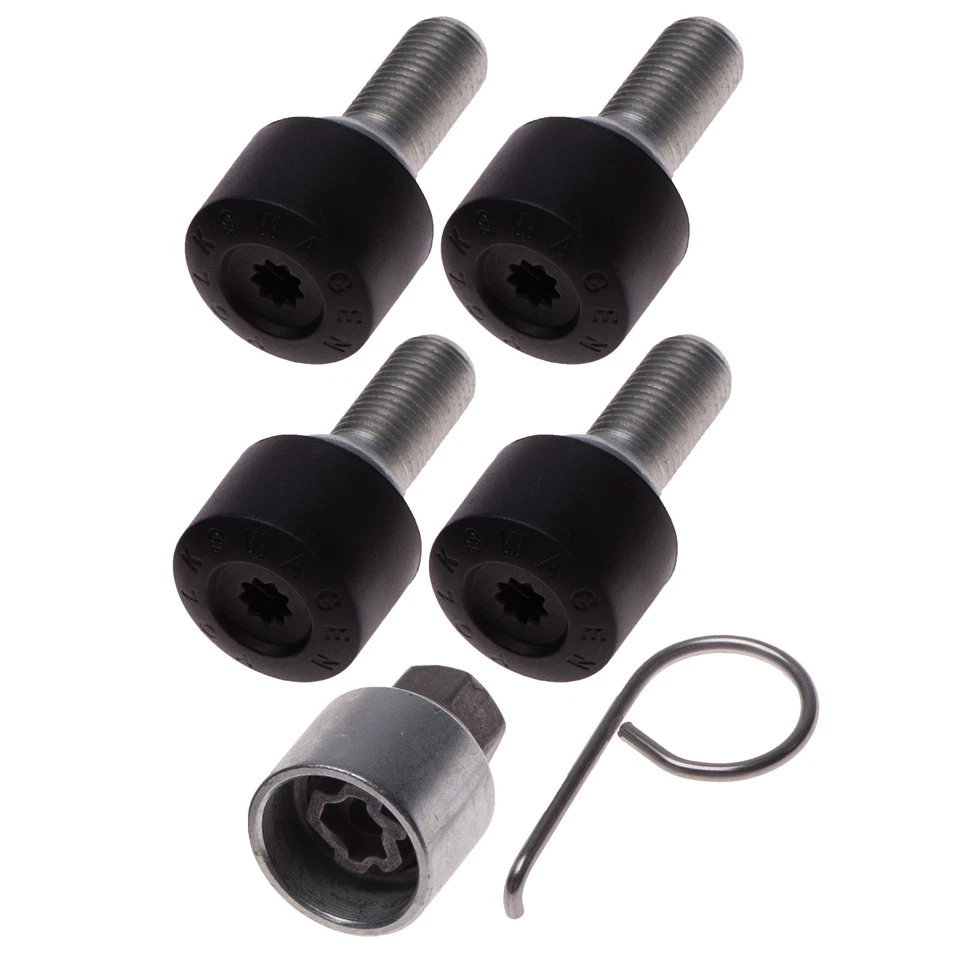 Juego de pernos de bloqueo de rueda bloqueables originales 000071597D para VW Volkswagen Jetta 2019-2020 Foto 1 de 4