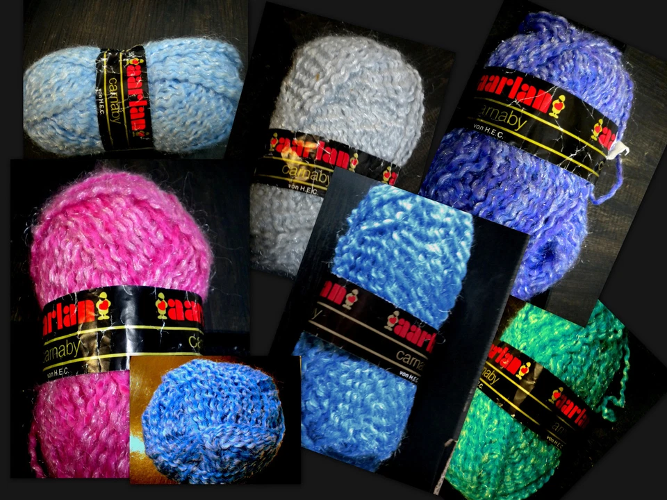 Bouclé, Wolle, Garngemisch, aarlan, Carnaby, Vintage Retro - Bild 1 von 1