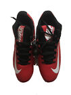 Nike Alpha Strike Men  s Football Cleats Red Black Dual Pull Size 12