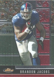 2008 Topps Finest Football #36 Brandon Jacobs