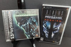 Alien Resurrection (Sony PlayStation 1, 2000) W/REQUIEM PSP GAME - Picture 1 of 7