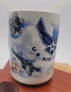 US Air Force Kaffee-/Teebecher 12 Unzen Schwere Keramik Cuppa Becher Made in USA - Bild 1 von 6