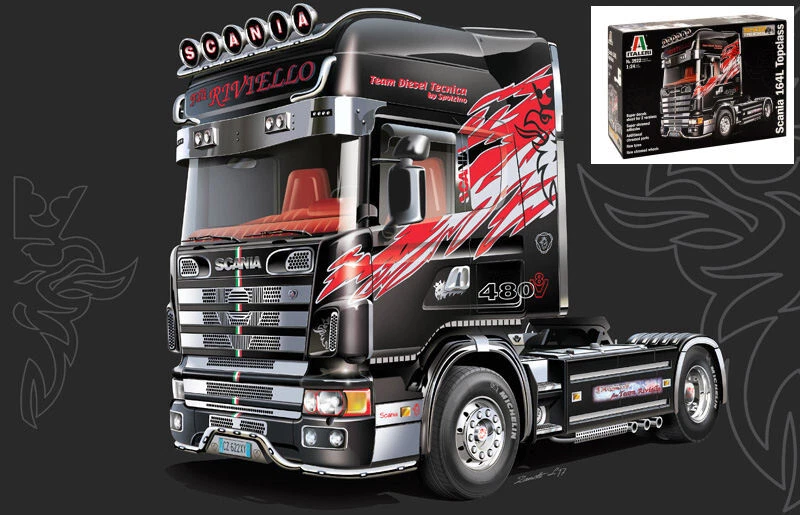 Italeri SCANIA 164L TOPCLASS KIT 1:24 - Immagine 1 di 1