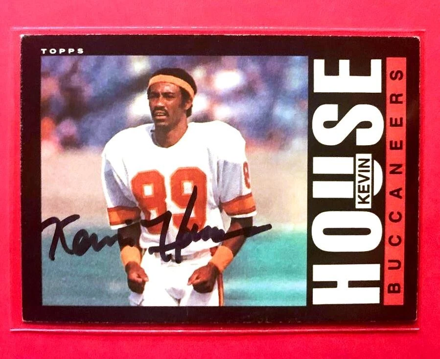 KEVIN HOUSE Tampa Bay Buccaneers 1985 Topps SIGNED / AUTOGRAPH Card - Image 1 of 1