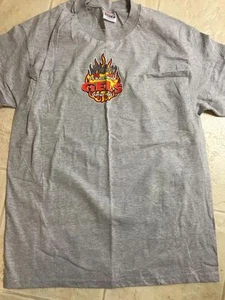 DUNLOP GEL PICKS LARGE ONE SIDED T-SHIRT, NEVER WORN, NON SMOKING HOME & RARE - Picture 1 of 2