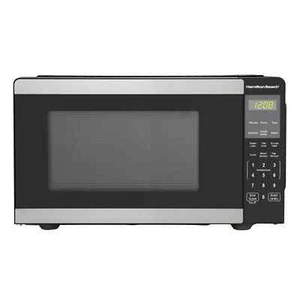 Klassische 0,9 Kubikfuß Arbeitsplatte Edelstahl Mikrowelle, 900 Watt, Silber - Bild 1 von 5