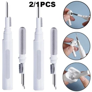 airpods cleaning pen 2/1 szczotka do czyszczenia PC słuchawki laptop klawiatura - Zdjęcie 1 z 12