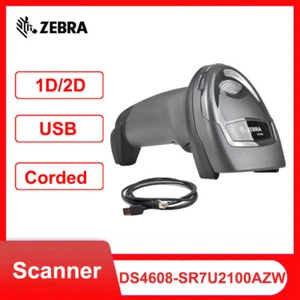 Zebra DS4608-SR7U2100AZW 2D Area-imaging USB Handheld Barcode Scanner with Cable - Picture 1 of 7
