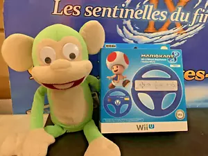 MARIO KART 8 VOLANT BLEU TOAD WHEEL NEUF SCELLÉ NEW SEALED HORI NINTENDO WII U - Photo 1/15