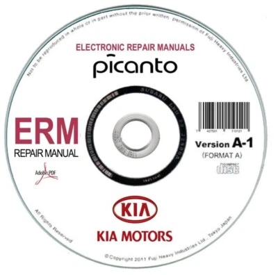 Kia Picanto (2011-2017) Manual De Taller - Manual De Reparación - Imagen 1 de 4
