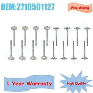 16*Valves Intake & Exhaust Set For Mercedes-Benz W204 W212 R172 E 200 250 CGI - Picture 1 of 7