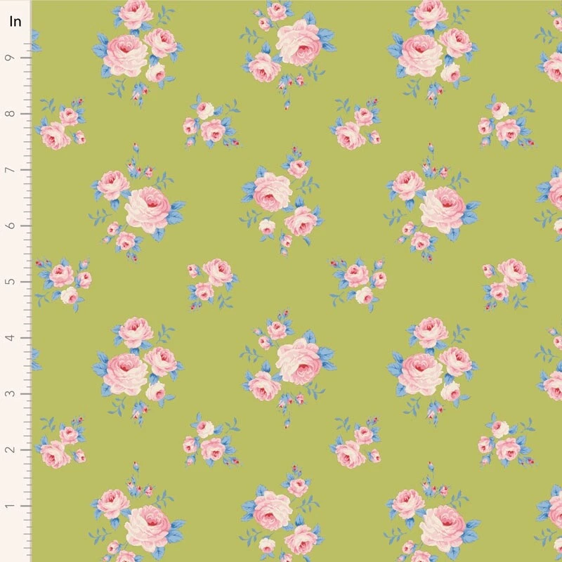 Лайм TILDA Sunday Brunch Mille от Tone Finnanger 1/2 ярда 100582 - Изображение 1 из 1