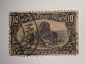 TRAVELSTAMPS: 1898 US Stamps Scott # 290, Hardships of Emigration, used , ng - Picture 1 of 8