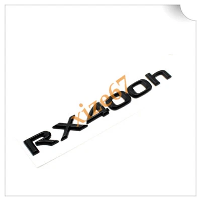 Gloss Black " RX 400h " Number Trunk Letters Emblem Badge Sticker for RX RX400h - Image 1 of 3