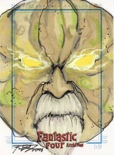 2008 Marvel Fantastic Four Archives Sketch Card Bradley Ego