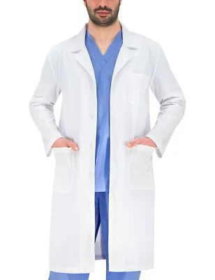 Fabio Laborkittel Herren Arbeitskittel Herrenkittel Enzo mit Festem Rückengür... - Bild 1 von 4