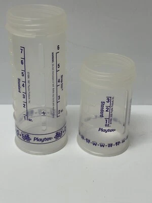 DE COLECCIÓN PLAYTEX DROP IN BIBERÓN 2 PIEZAS 4 y 8 oz tren púrpura sin pezón ni tapas Foto 1 de 2