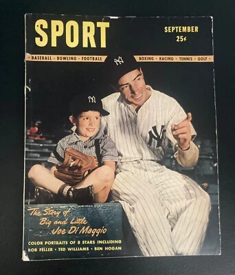 1946 Sport Magazine - Joe DiMaggio Cover - Image 1 of 3