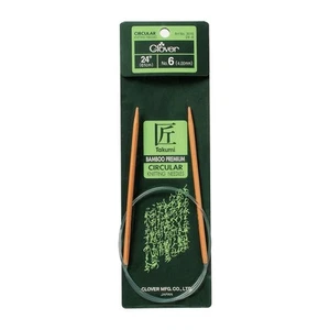 Clover Bamboo 24" Circular Knitting Needles; Choose Size - Picture 1 of 1