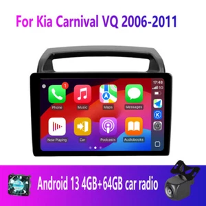 4+64 Wireless CarPlay Android Head Unit Car Radio For Kia Carnival 2006-2011 - Picture 1 of 18
