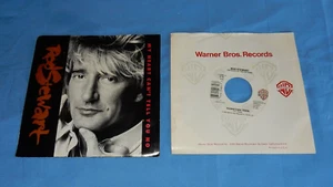 Rod Stewart 45rpm 7" Vinyl Records My Heart Can't Tell You No & Downtown Train - Picture 1 of 11