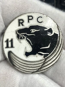 Prendedor de botón vintage francés 11º RPC regimiento de paracaidistas choque - Imagen 1 de 6