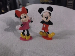 Personaggi Disney Topolino e Minnie 3" Natale in plastica - Foto 1 di 6