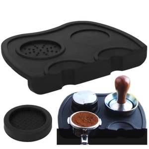 Espresso Coffee Tamper Mat Fluted Coffee Tampering Corner Mat Pad Anti-skid - Picture 1 of 18