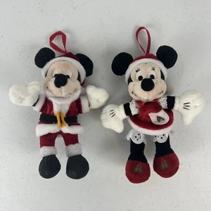 Disney Topolino e Minnie peluche Jingle Bell ornamenti - Foto 1 di 3