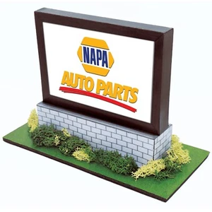 Real Racing Models Roadside Billboard "NAPA Auto Parts" 1/43 scale slot car - Picture 1 of 5