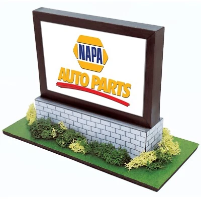 Real Racing Models Roadside Billboard "NAPA Auto Parts" 1/43 scale slot car - Image 1 of 4