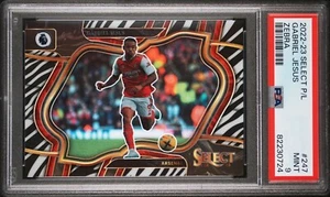 2022-23 Gabriel Jesus Panini Select Field Level Zebra Arsenal FC 23/25 PSA 9 - Picture 1 of 3