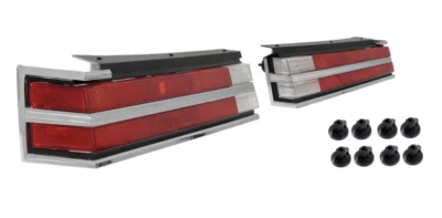 Juego de carcasa y bisel de lente de lámpara trasera OER 1984-1987 Buick Regal T Type Limited Foto 1 de 4