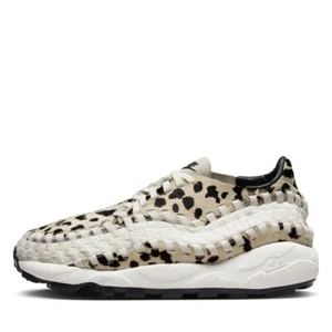 Womens Size 11.5 Nike Air Footscape Woven White Cow Print FB1959-102 - Picture 1 of 9