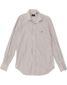 BROOKSFIELD Mens Shirt Size 40 Medium Grey Striped BR16 - Picture 1 of 3