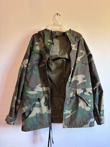Original US GI Military Cold Weather Woodland Camouflage Gortex Parka Medium - Bild 1 von 13
