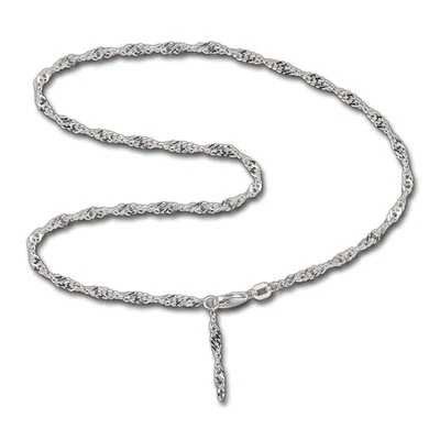 Silberdream Cavigliera Argento per Donna 925 Accessori IN Singapore 25cm SDF014 - Immagine 1 di 4