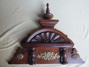 beautiful clock top / crown / pediment for a Lenzkirch Vienna Regulator, 14 3/4` - Picture 1 of 7
