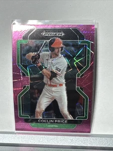 Collin Price 2022 Panini Prizm Selecciones del draft Rosa neón Velocidad #PDP193 Astros - Imagen 1 de 10