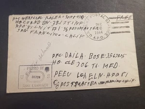 APO 81 ANGAUR, PELEW ISLAND 1944 Censored WWII Army Cover 321st Infantry - Picture 1 of 2